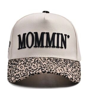 Mommin Embroidery Cheetah Print